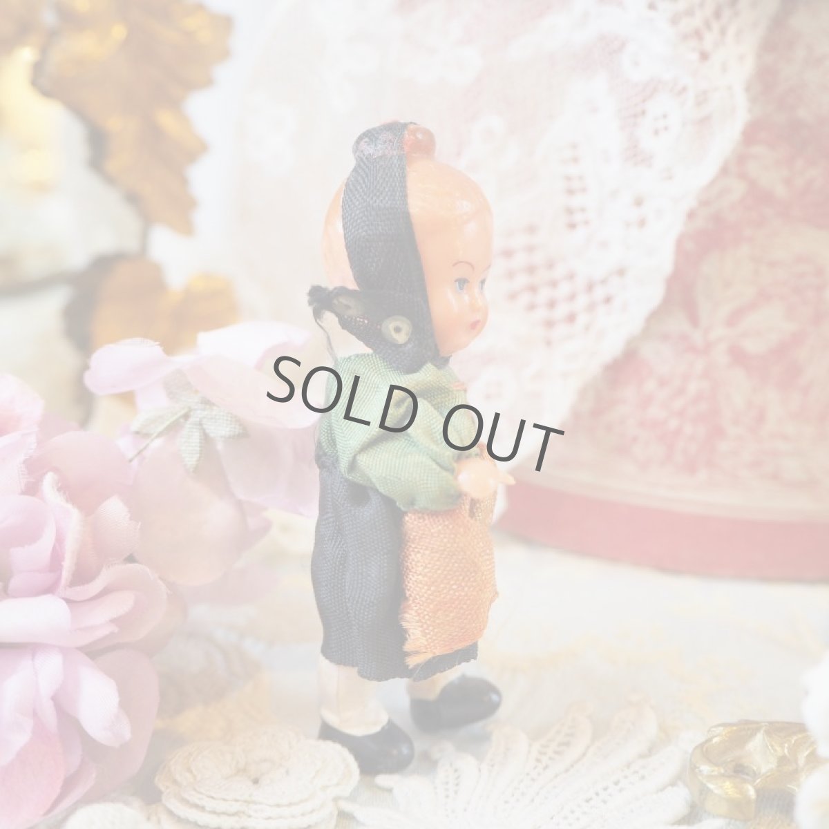 画像4: 1950年代プラスチック製の小さなドール (4)