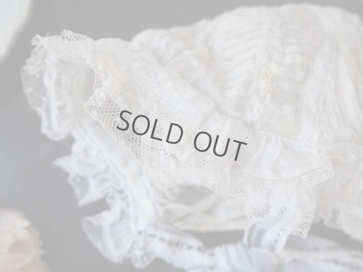 画像11: たっぷりピンタックトレースのベビーボネ (11)