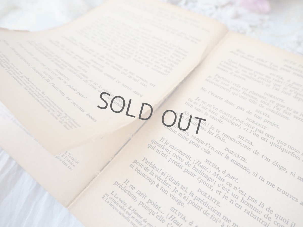 画像9: とても古いフランスの物語本2色刷り (9)