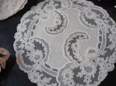 画像5: Alancon lace のドイリー3種/1940年代 (5)