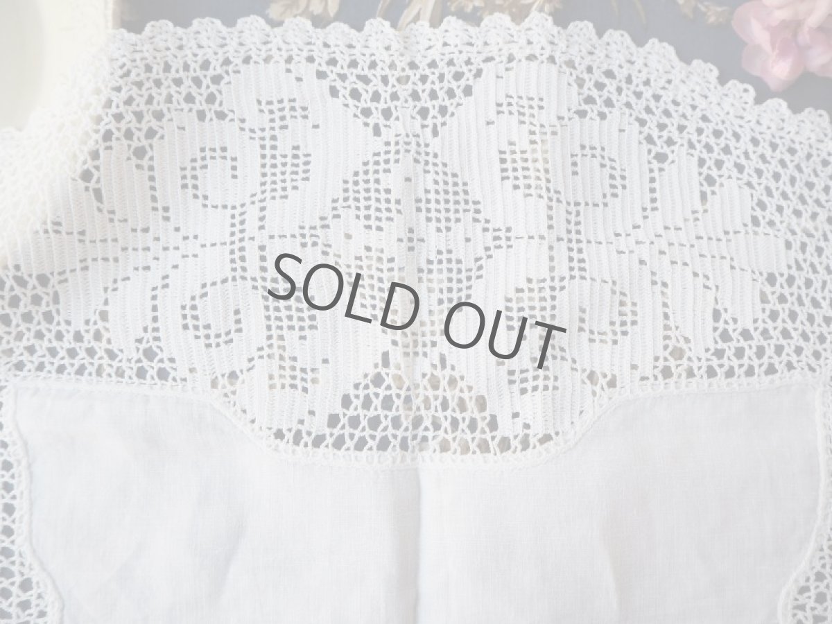 画像3: 手仕事クロシェのドイリーレース楕円形 (3)