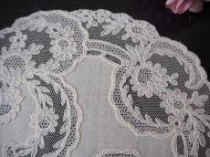 画像4: Alancon lace のドイリー3種/1940年代 (4)