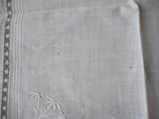 画像8: レースと刺繍の綿ローンハンカチ (8)