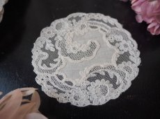 画像10: Alancon lace のドイリー3種/1940年代 (10)