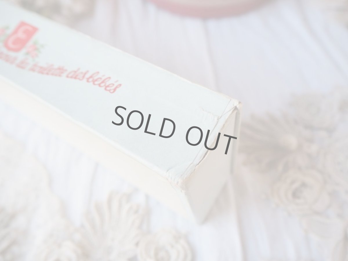 画像19: 古いローズサボンの紙箱/天使とピンクのリボン (19)