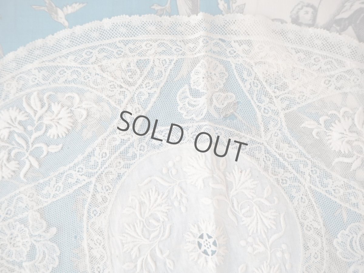 画像3: ノルマンディレースのドイリー/ダメージ有りセール品 (3)