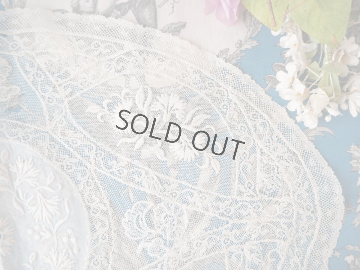 画像4: ノルマンディレースのドイリー/ダメージ有りセール品 (4)