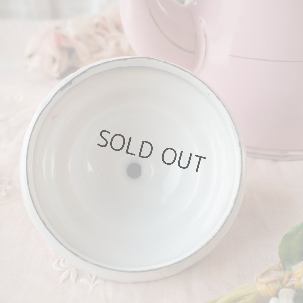 画像16: ピンク色のホーロー/コーヒーポット (16)