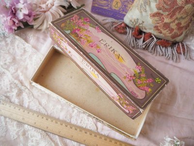 画像3: ピンクの花の絵柄サボンの紙箱