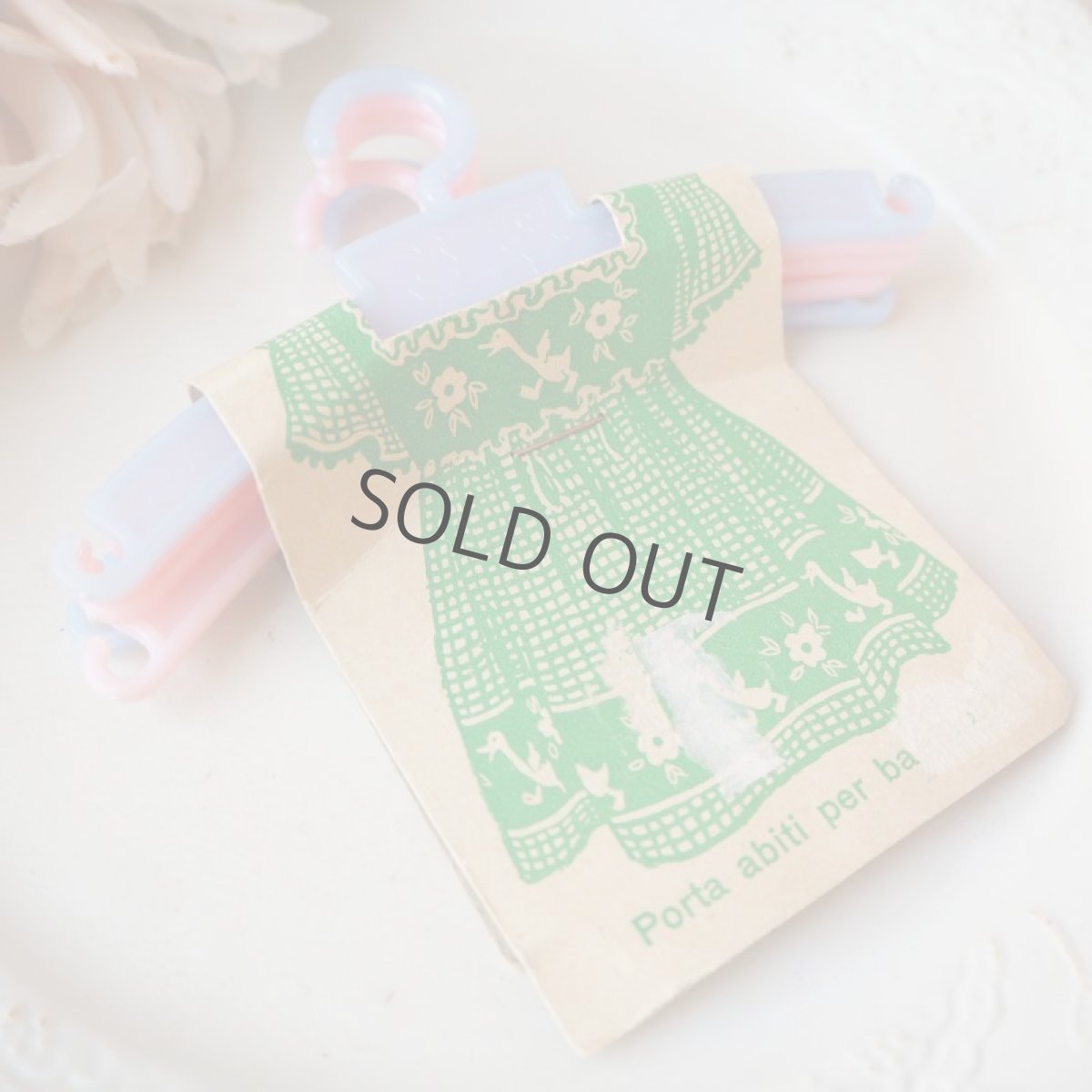 画像2: プラスチック製ドール用ハンガー5pセット (2)