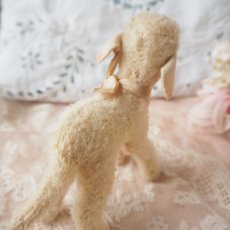 画像8: シュタイフ社製小さい羊の縫いぐるみ/SWAPLピンクリボン (8)