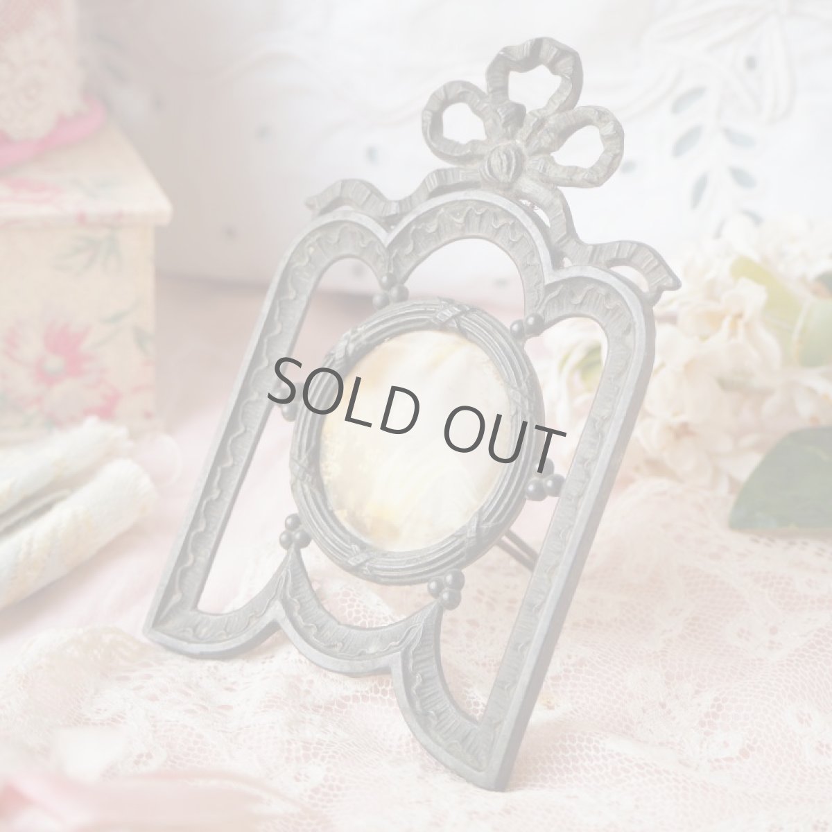 画像14: アールデコリボンフレーム／小さな写真立て (14)