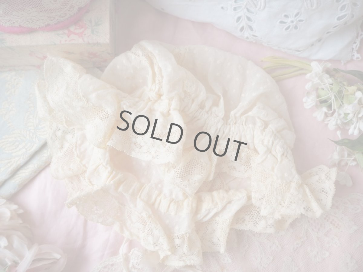 画像6: ベビーレースボネ／ドット柄 (6)