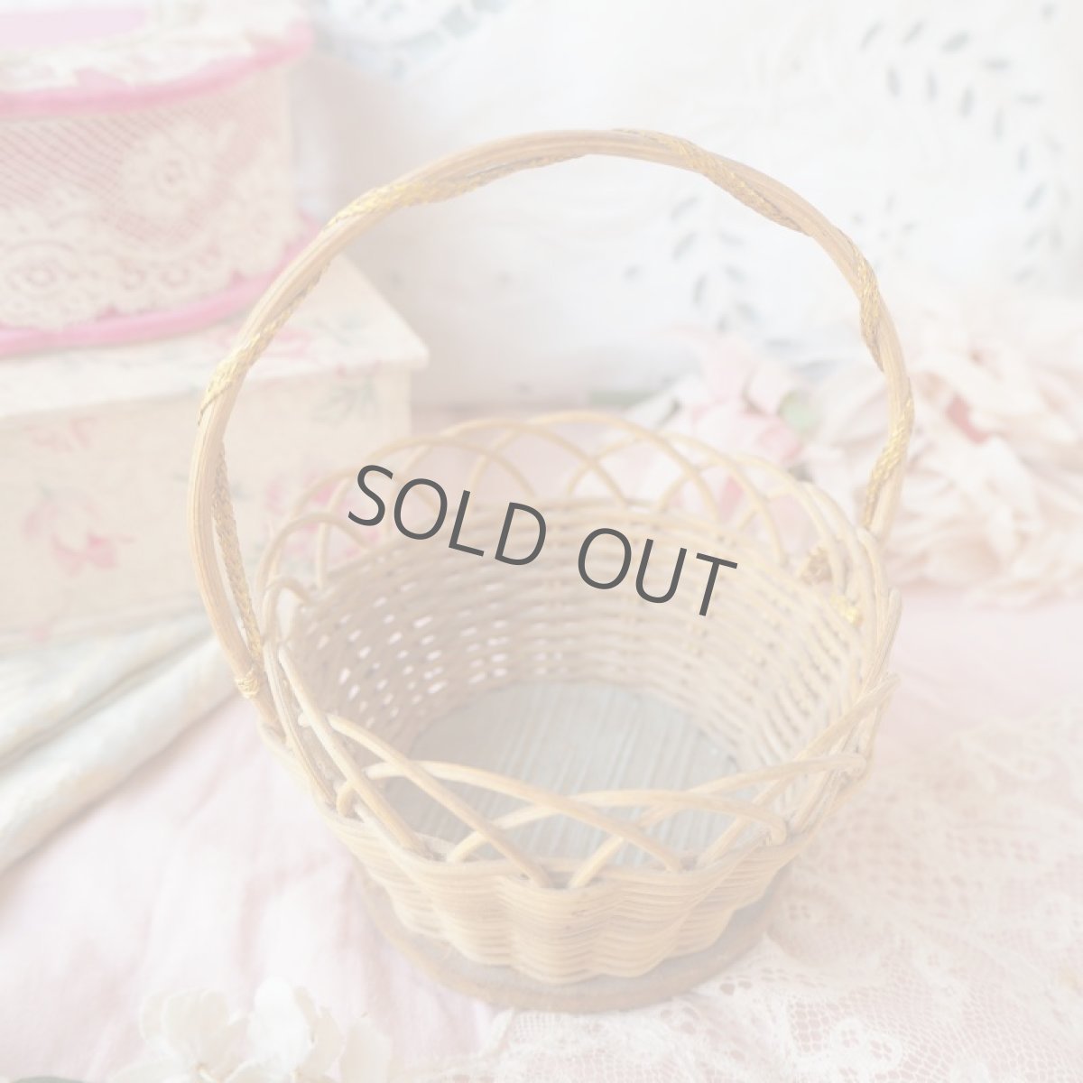 画像12: ドール用ミニチュアバスケット/フルーツ籠 (12)