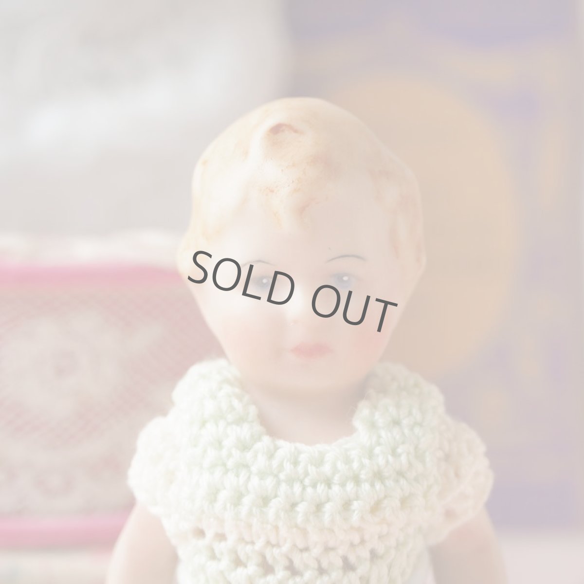 画像2: クロシェのお洋服のビスクドール (2)