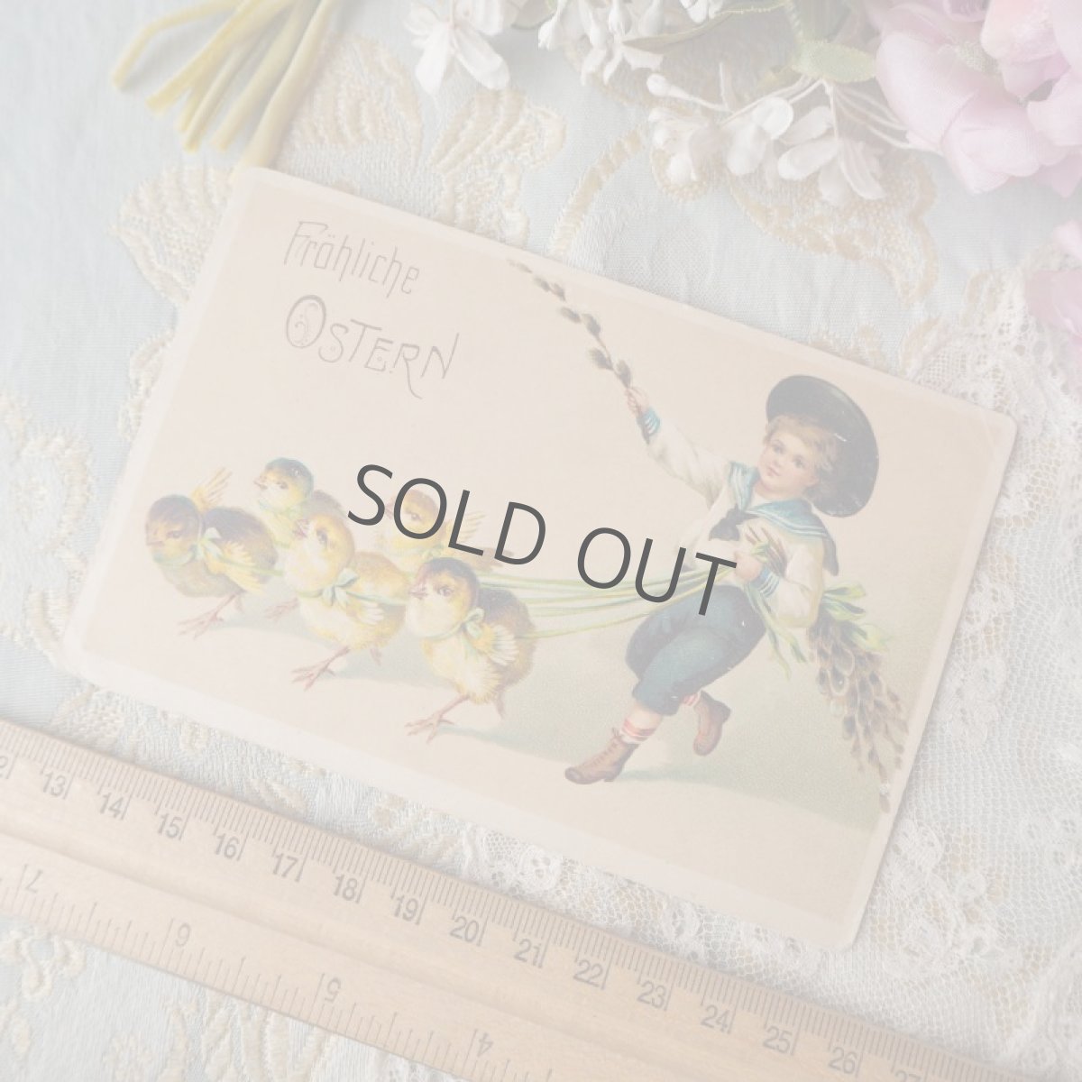 画像2: セーラー服の少年とヒヨコのポストカード (2)