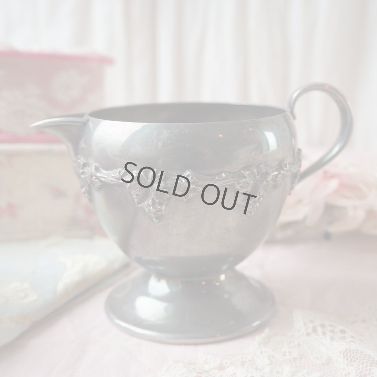 画像4: 葡萄柄のクリーマー／シルバープレート製 (4)