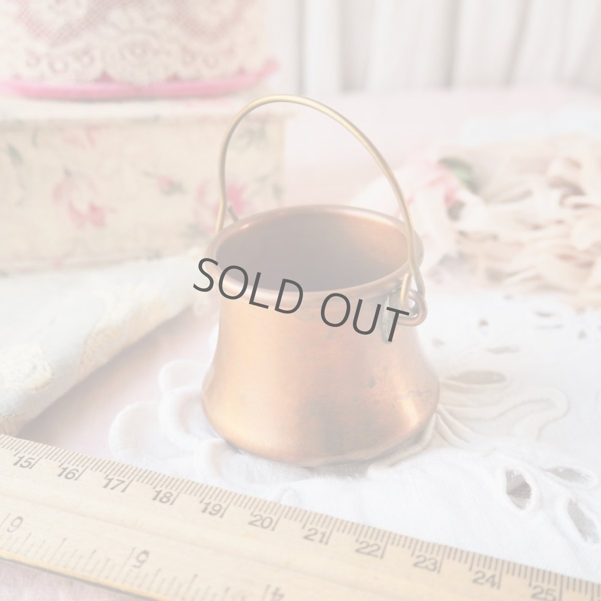 画像9: 小さな銅製の鍋／ミニチュア、おもちゃサイズ (9)