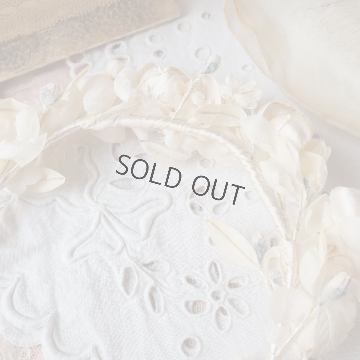 画像8: 子供用布花のティアラ (8)