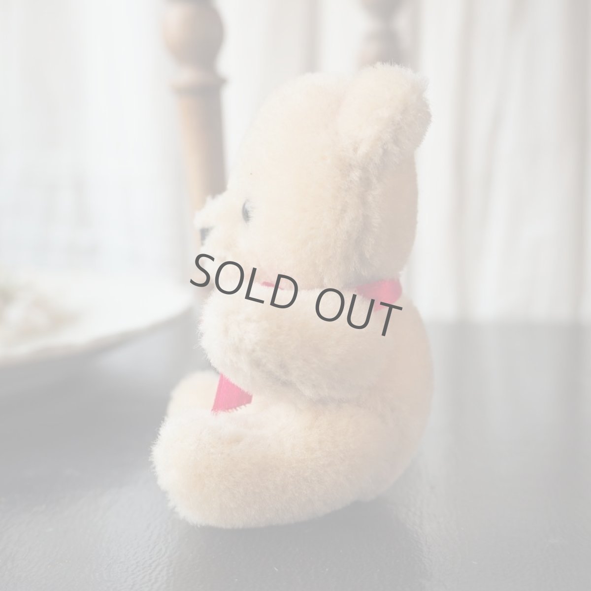 画像2: 小さなテディベア/クリームベージュ色 (2)