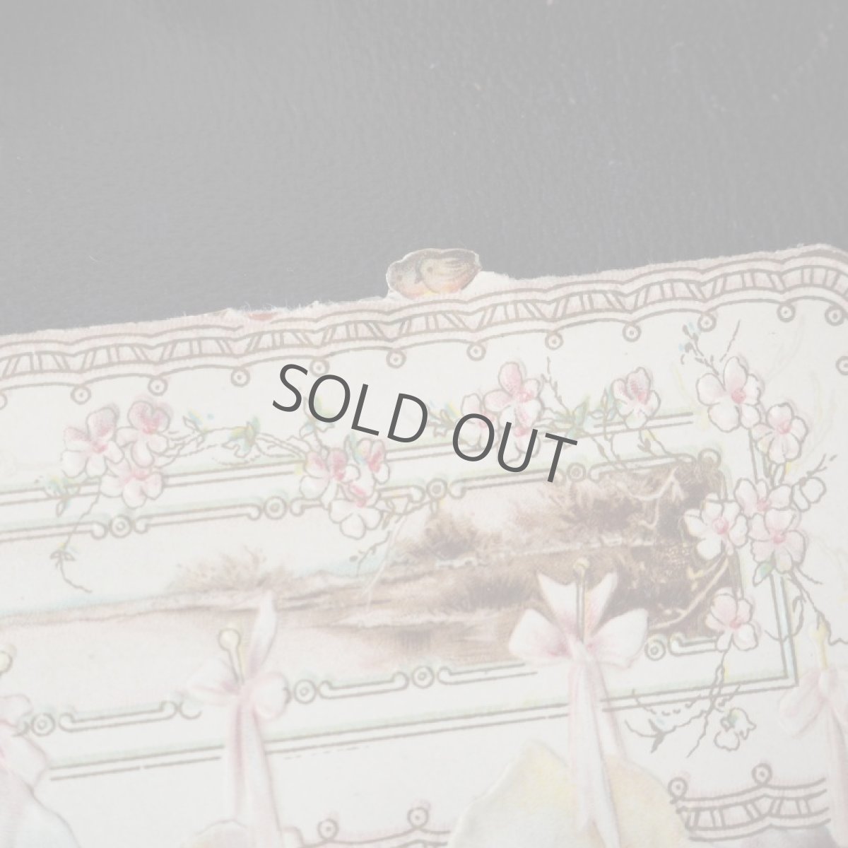 画像4: パンジーと少女の絵柄のカード (4)