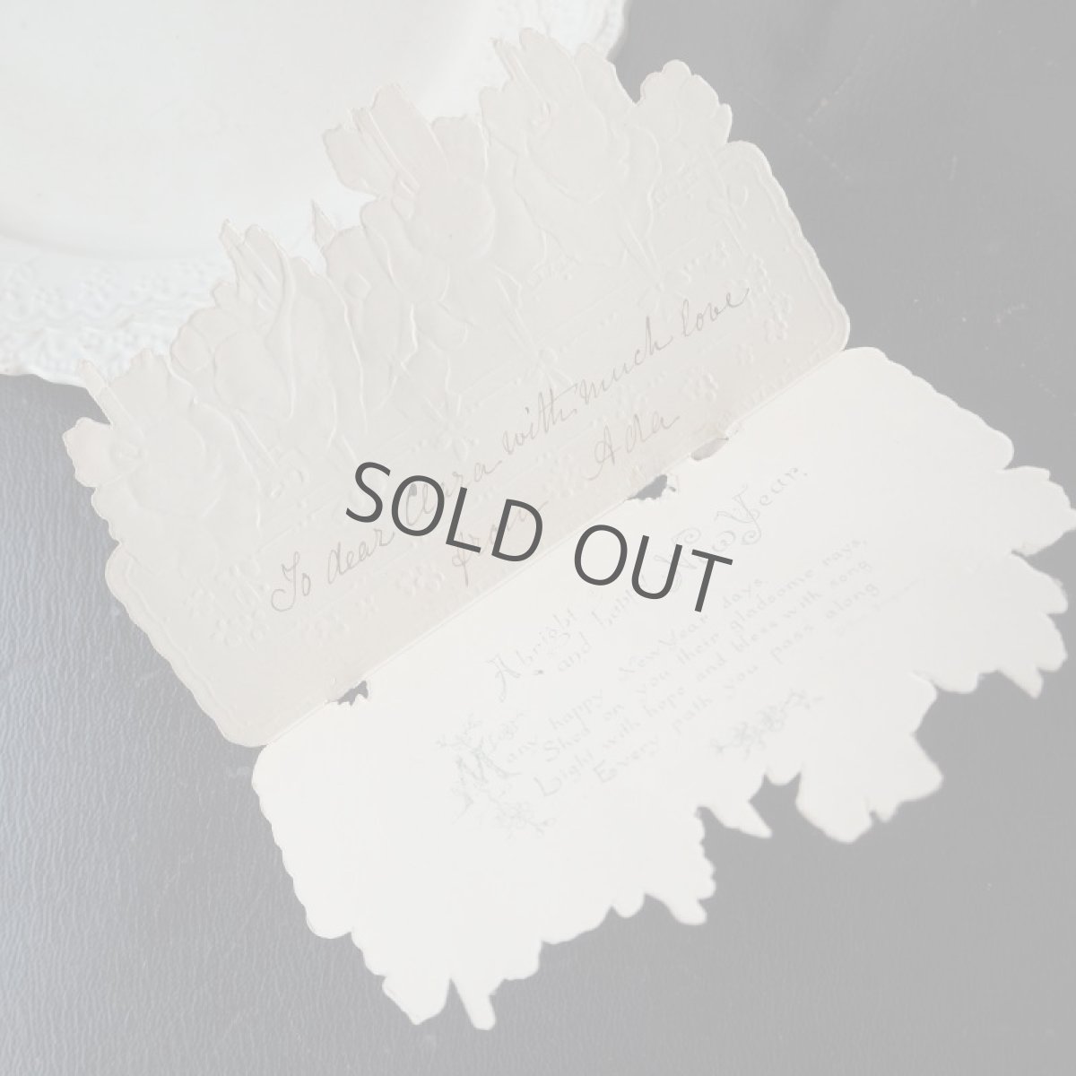 画像7: パンジーと少女の絵柄のカード (7)