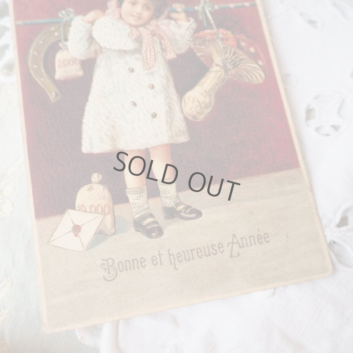 画像3: 少女と蹄鉄とキノコのカード (3)