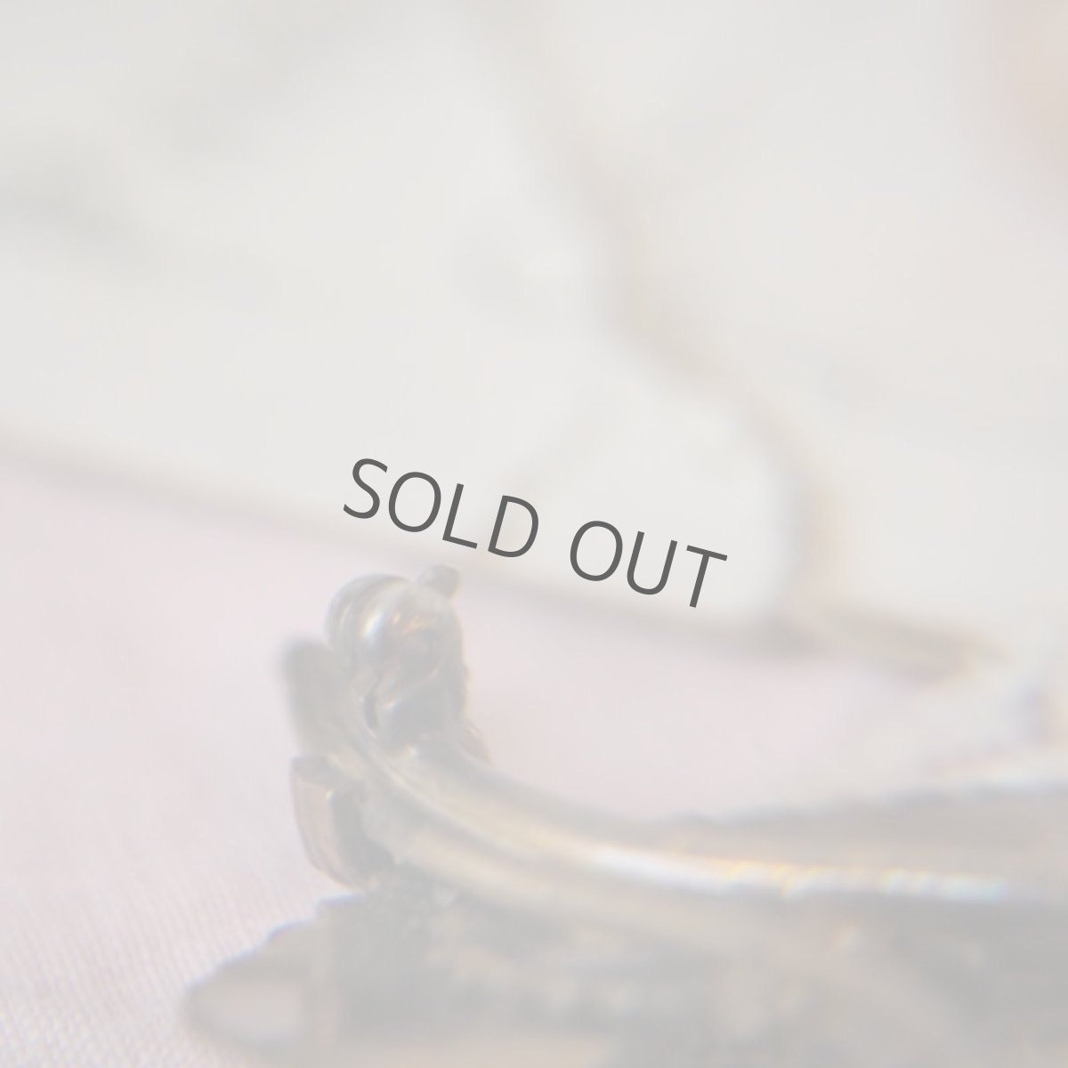 画像6: 薔薇の花の銅色ブローチ (6)