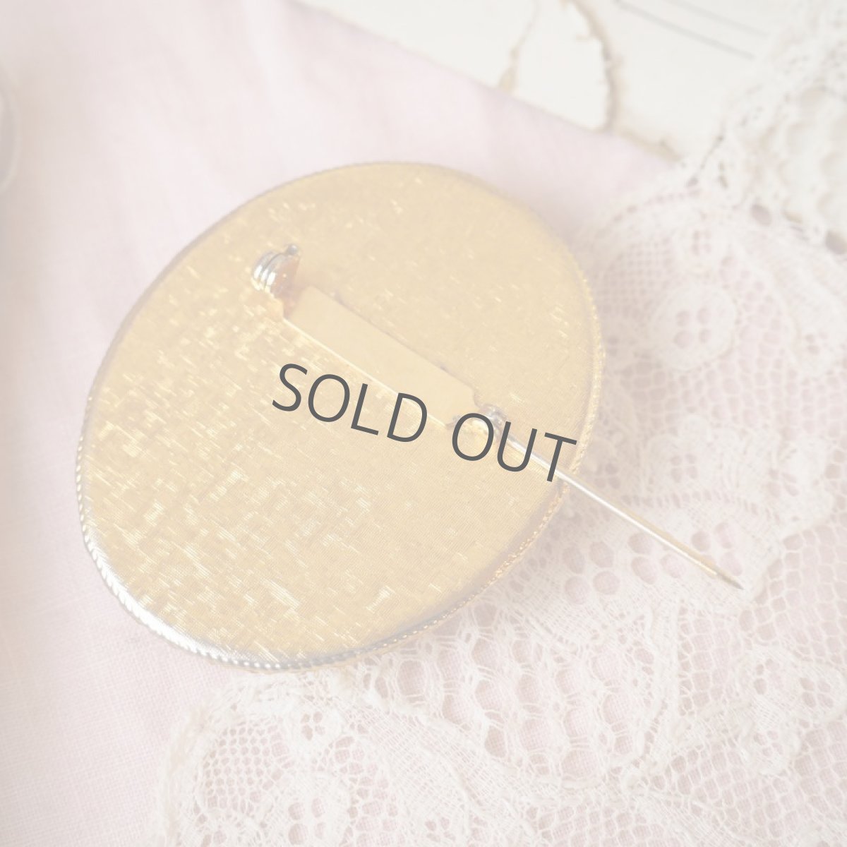 画像5: 陶器のブローチ、マリーゴールド (5)