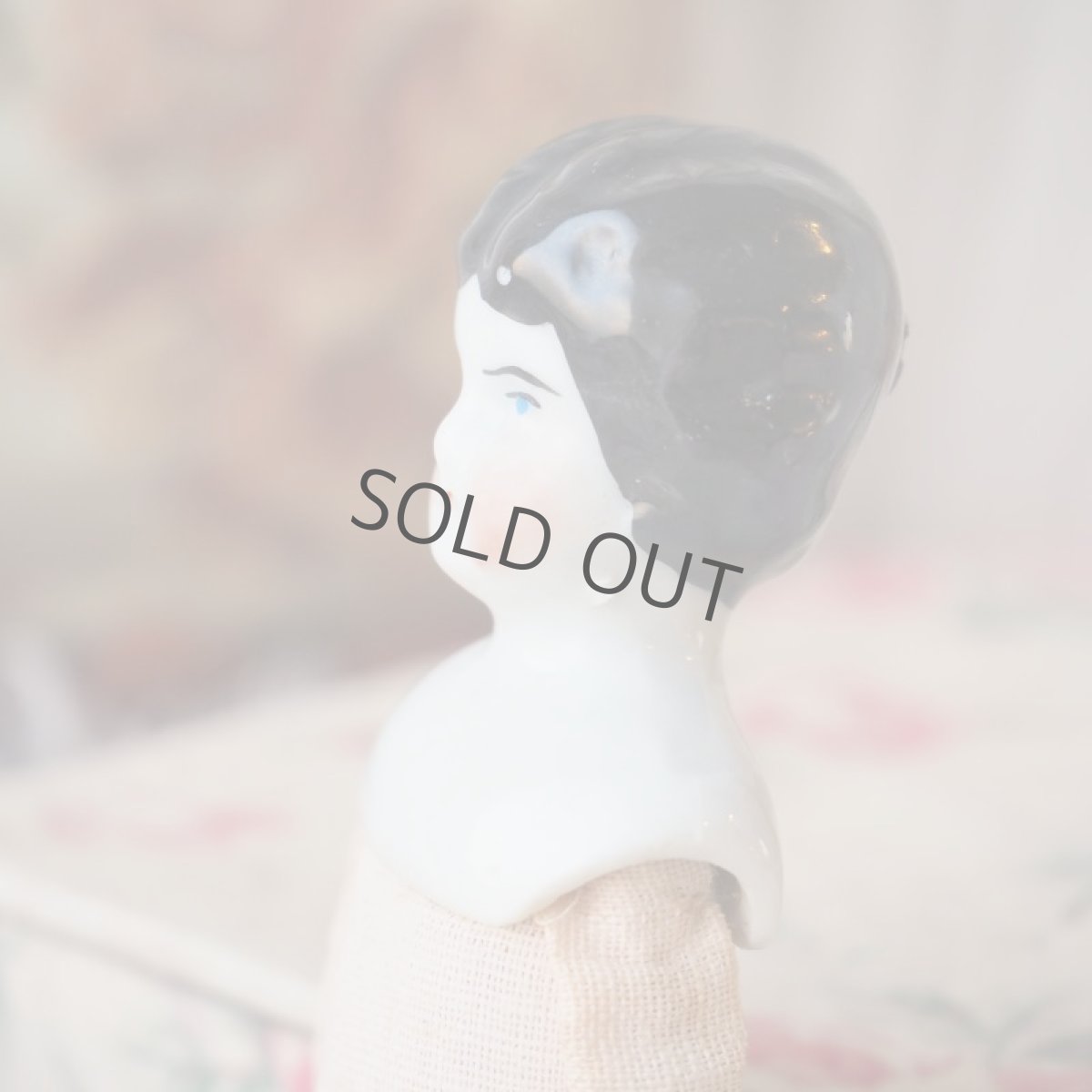 画像10: チャイナヘッドビスクドール/レアな未使用品（製造時の難有りセール品） (10)