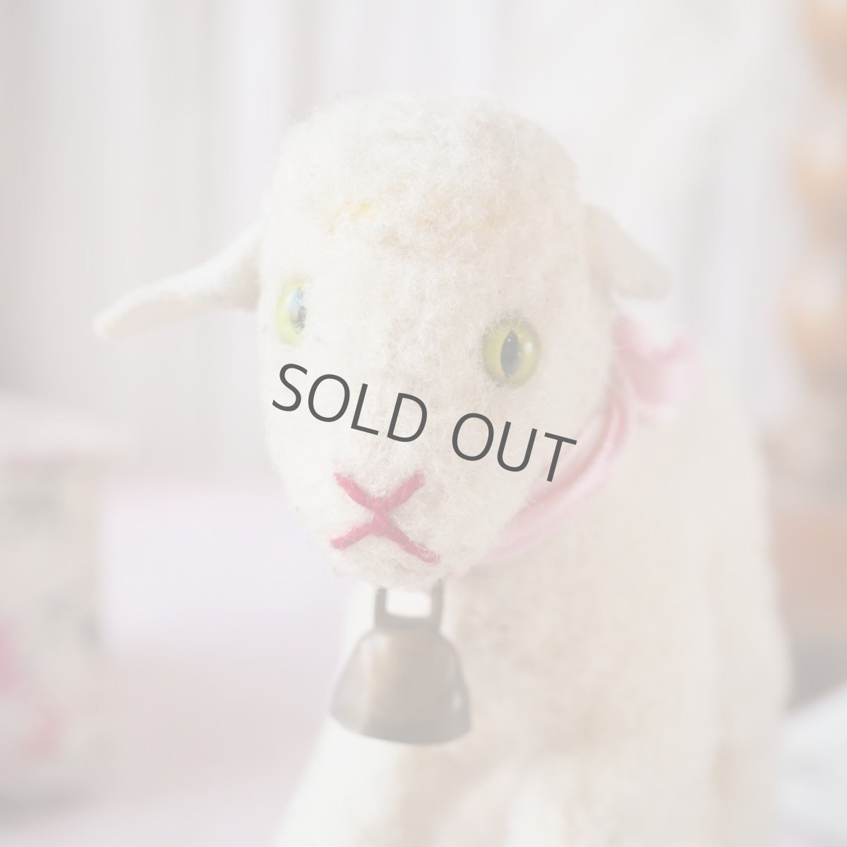 画像10: シュタイフ社ひつじの縫いぐるみ/イヤータグ、鈴付き (10)