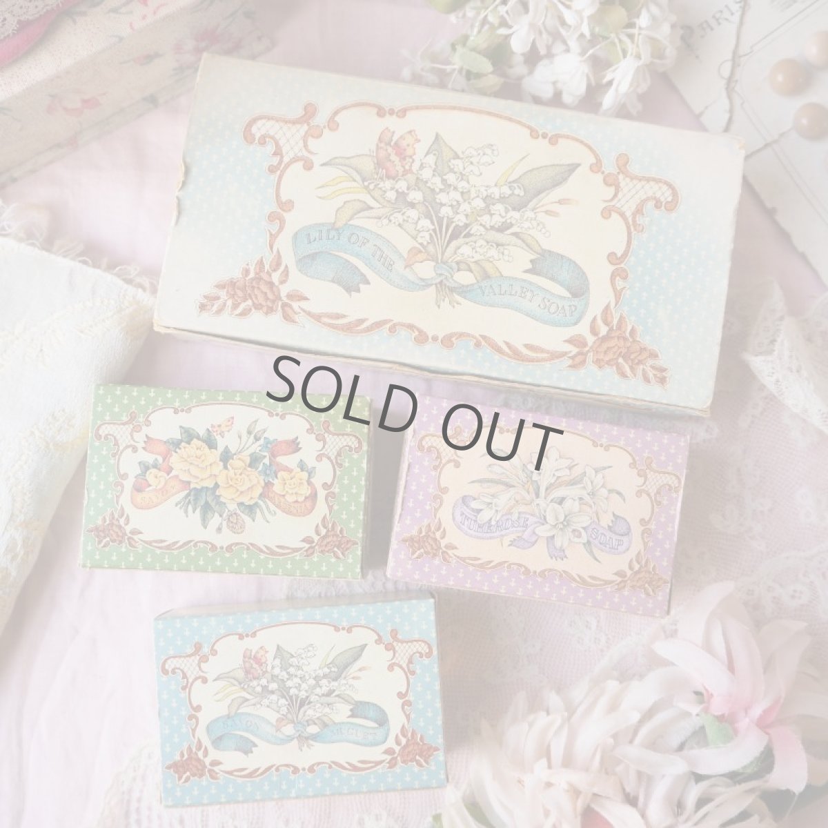 画像12: すずらんのサボン紙箱／石鹸2個と中箱3個付き (12)