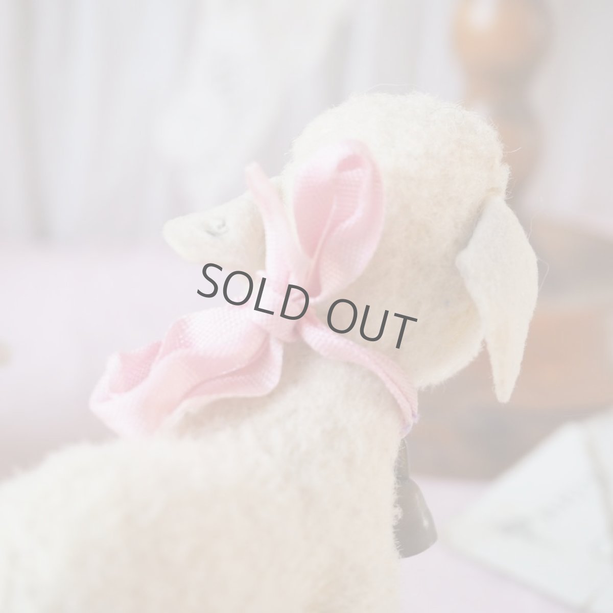 画像8: シュタイフ社ひつじの縫いぐるみ/イヤータグ、鈴付き (8)