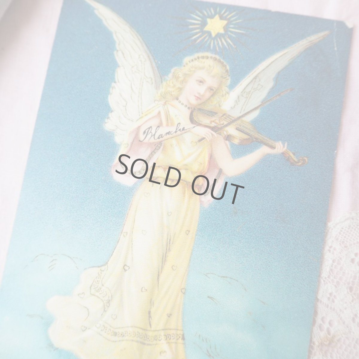 画像4: バイオリンを弾く天使のカード (4)