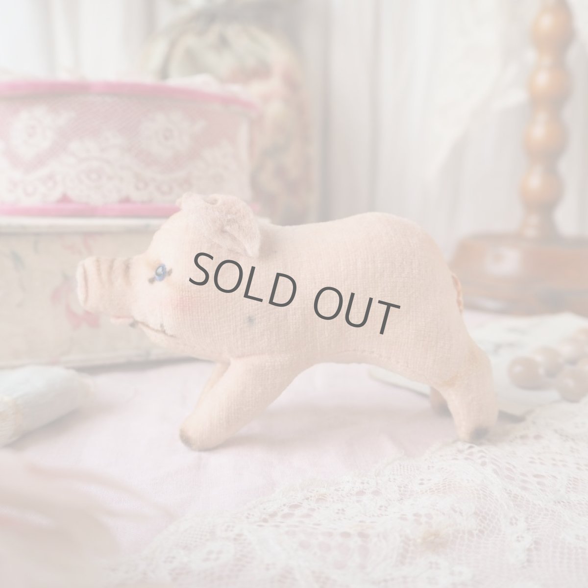 画像5: シュタイフ社製ブタの縫いぐるみ (5)