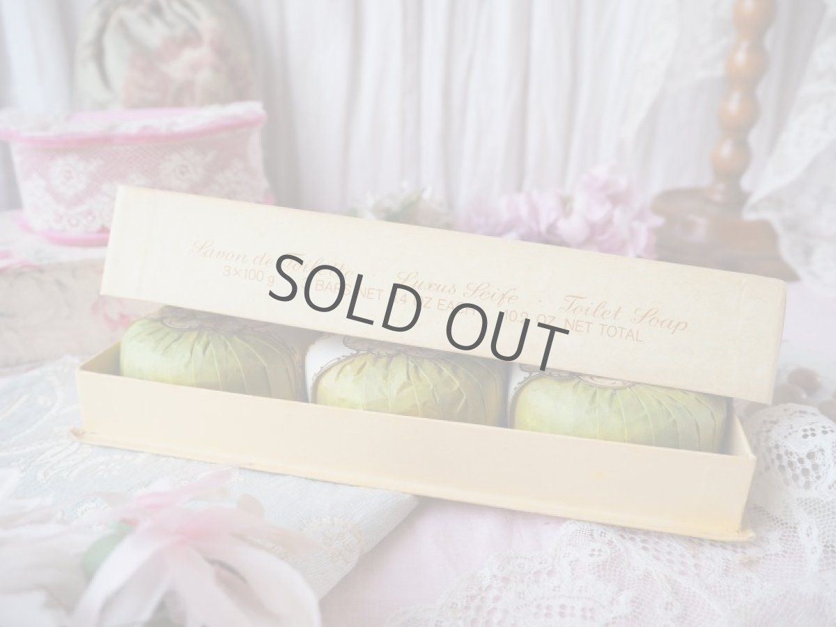 画像12: すずらんの絵柄ラベル付き石鹸の紙箱 (12)