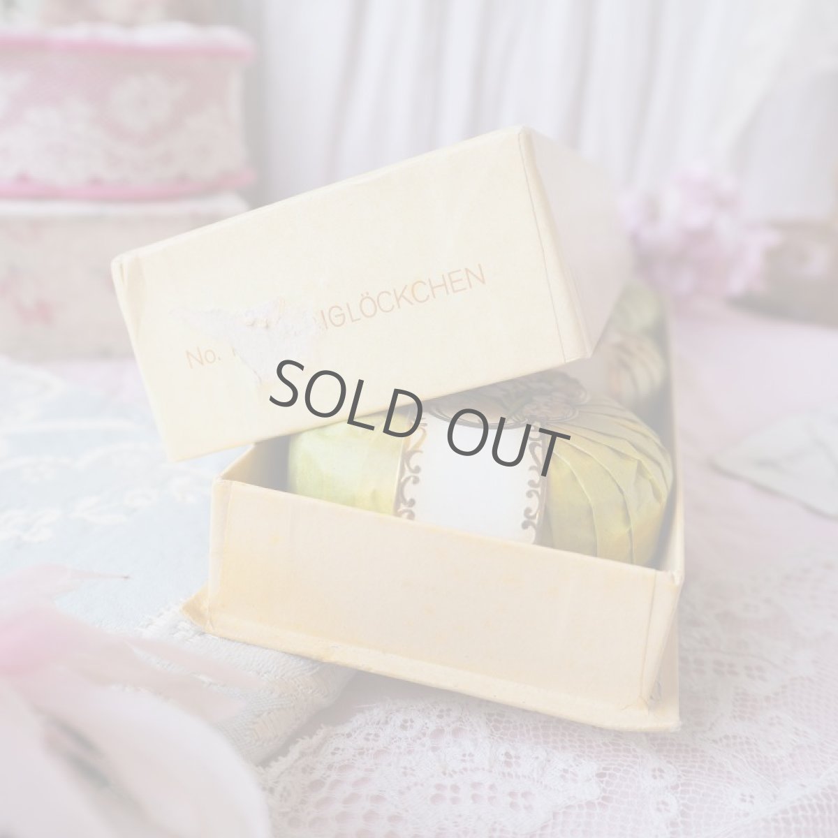 画像11: すずらんの絵柄ラベル付き石鹸の紙箱 (11)