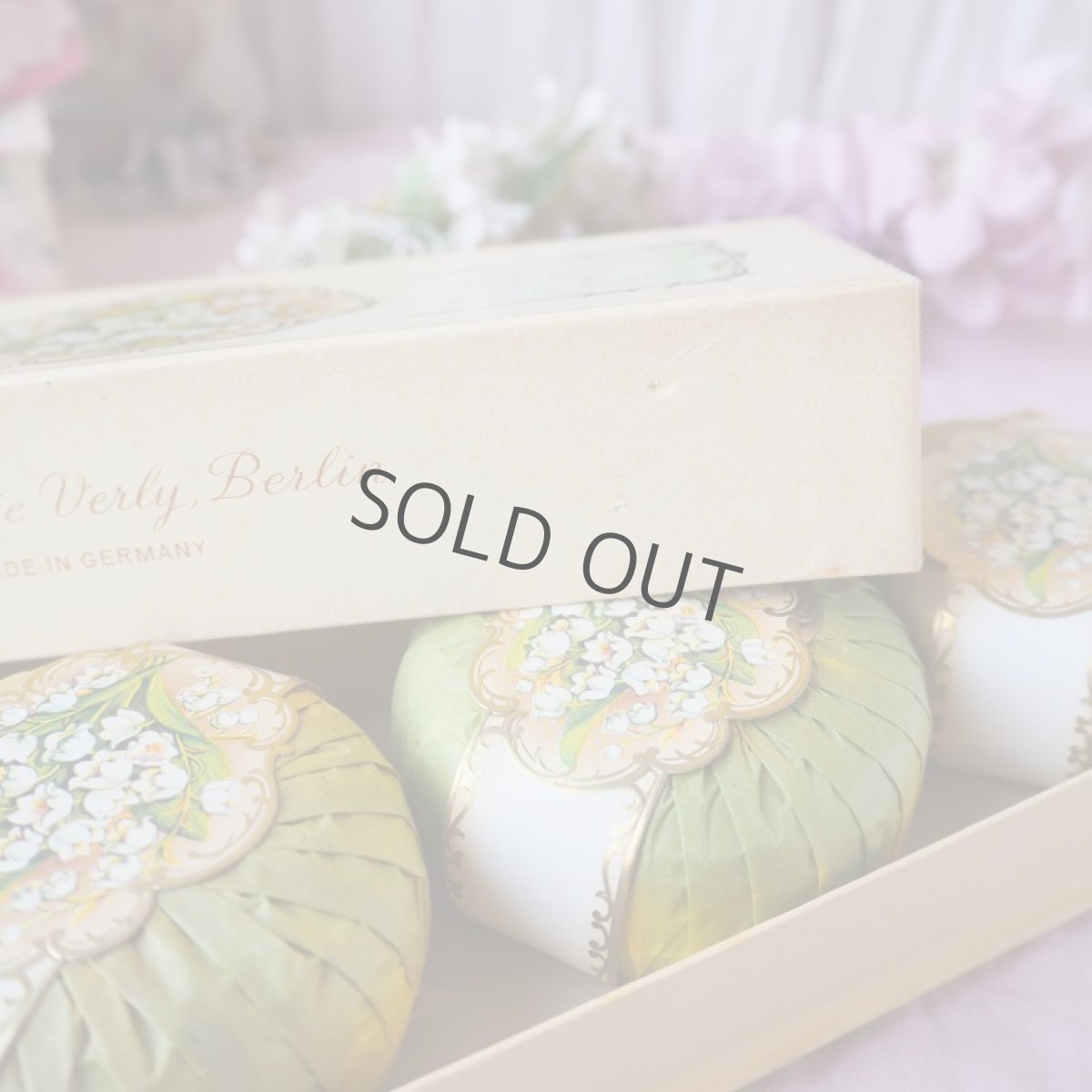 画像15: すずらんの絵柄ラベル付き石鹸の紙箱 (15)