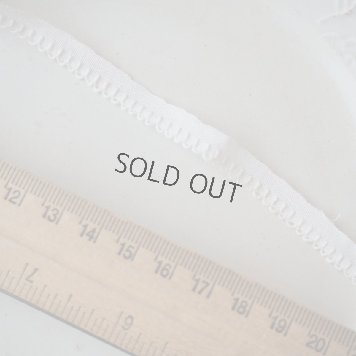 画像3: 縁スカラップの細レース/幅0.8/生成(50cm〜) (3)