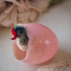 画像9: ピンク色の卵とモールの小鳥/イースターの飾り (9)