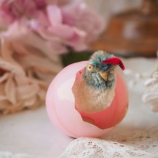 画像10: ピンク色の卵とモールの小鳥/イースターの飾り (10)