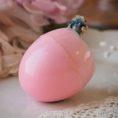 画像5: ピンク色の卵とモールの小鳥/イースターの飾り (5)