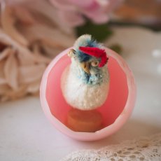 画像6: ピンク色の卵とモールの小鳥/イースターの飾り (6)