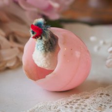画像3: ピンク色の卵とモールの小鳥/イースターの飾り (3)