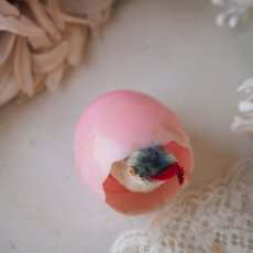 画像11: ピンク色の卵とモールの小鳥/イースターの飾り (11)