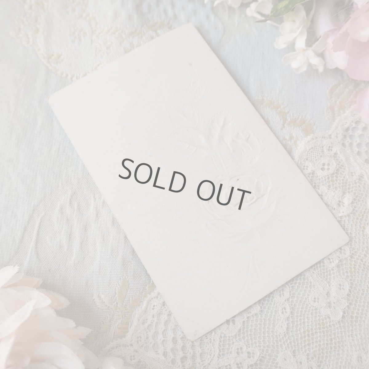 画像4: 薔薇と手描き文字のクロモカード (4)