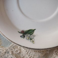 画像4: すずらんの絵柄のお皿/ソーサー (4)
