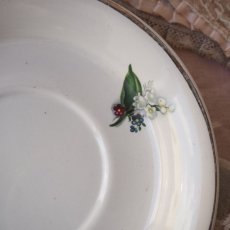 画像3: すずらんの絵柄のお皿/ソーサー (3)