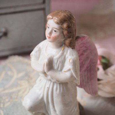 画像2: お祈りする天使像/白い衣装