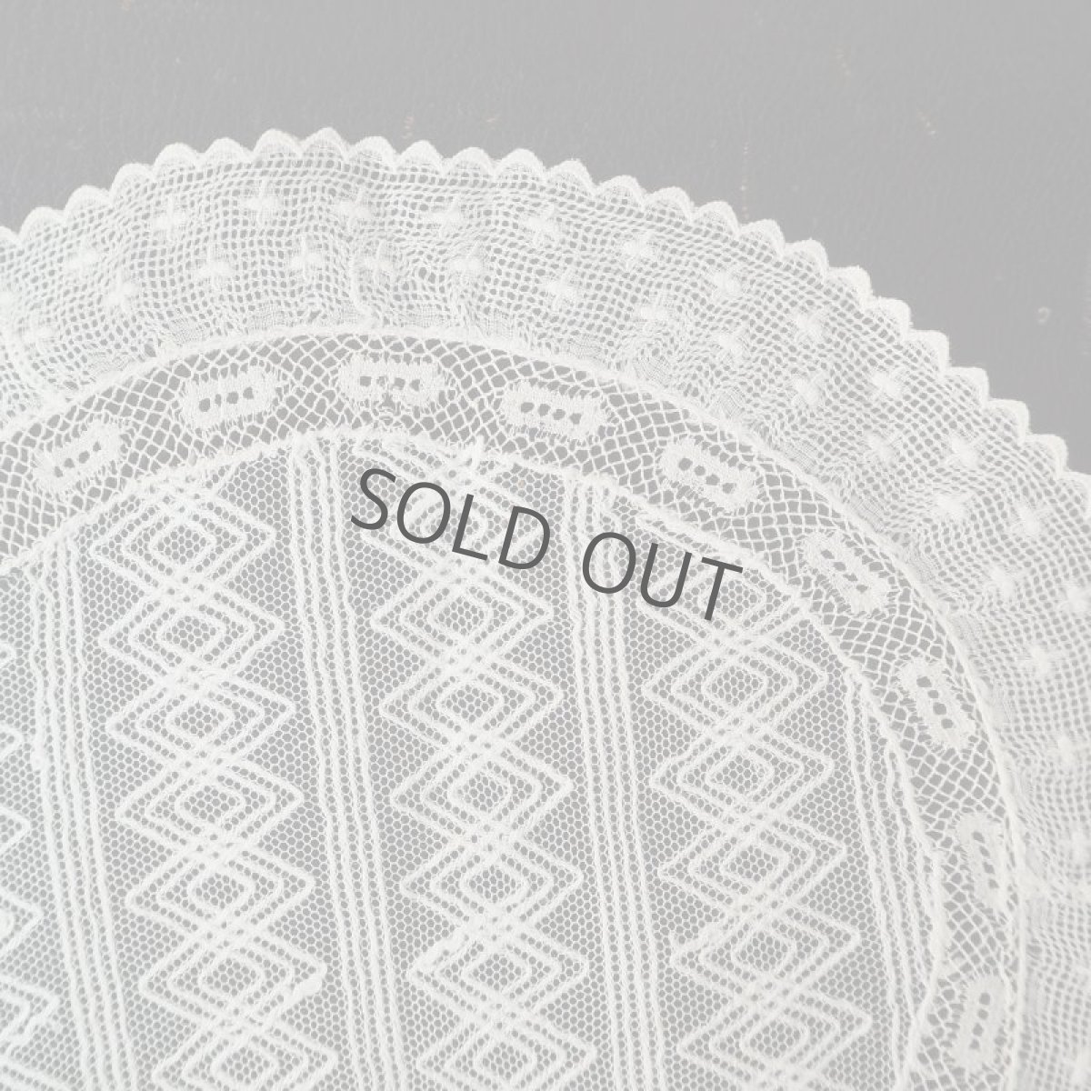 画像3: パッチワークレースのドイリー/幾何学模様 (3)